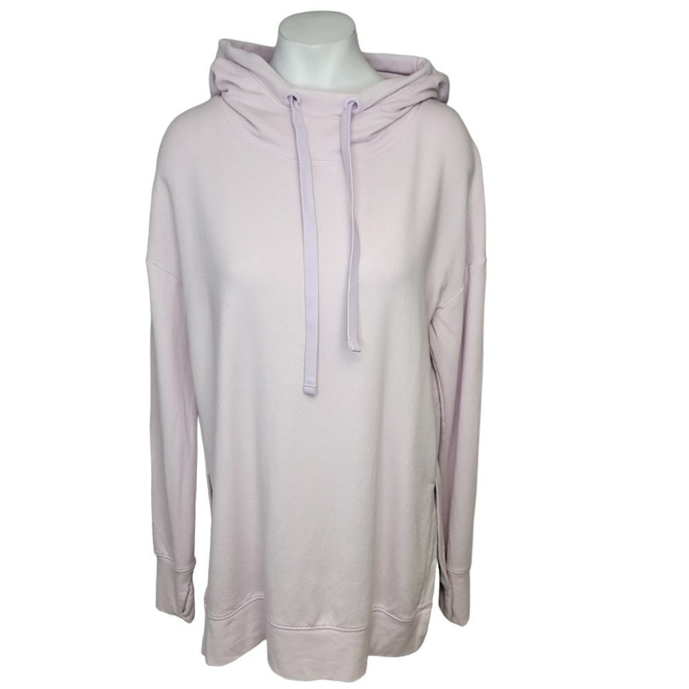 Athleta Sayulita Funnel Neck Tencel Lilac Hoodie - Picture 2 of 9